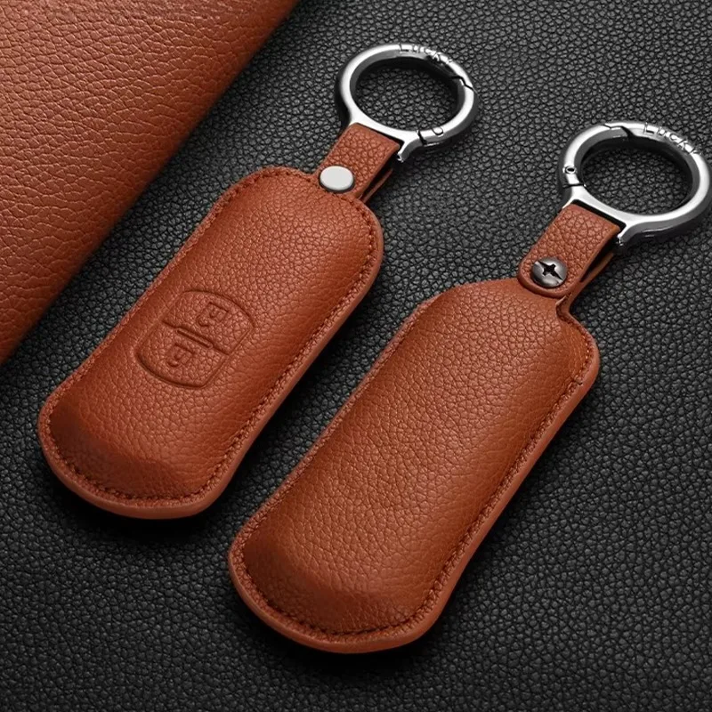 Key Fob Skin for Mazda 3 Axela 6 Atenza CX-5, Luxury Soft/Hard Shell Protector with Key Chain Ring