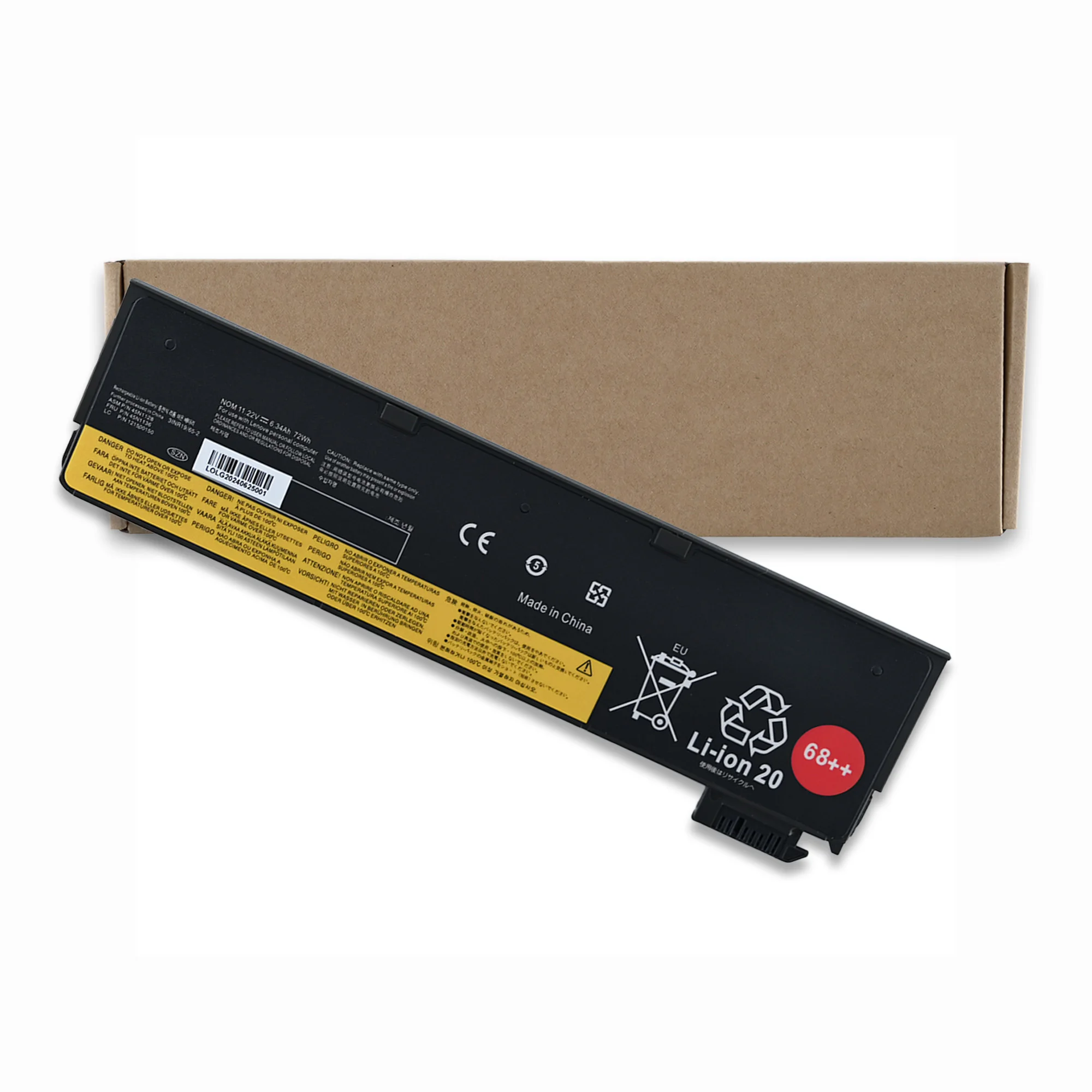 New Laptop Battery For Lenovo Thinkpad X270 X260 X240 X240S X250 T450 T470P T440S K2450 W550S 45N1136 45N1738 68+