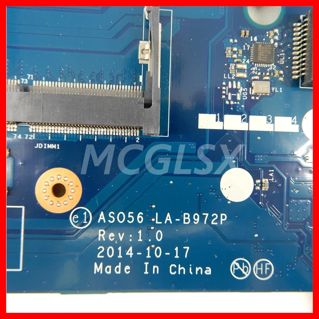 LA-B972P Notebook Mainboard For HP PAVILION 15-R 250 G3 Laptop Motherboard 791454-501 With i5-5200 CPU