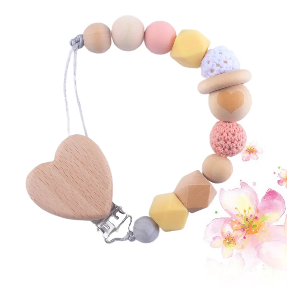 1Pcs Baby Pacifier Chains Pram Clips For Baby Boy Bright Color Infant Soother Teether Anti-drop Strap Clamp Toddler
