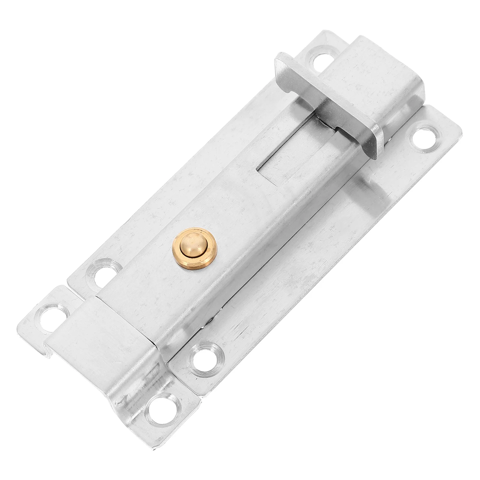 

Automatic Rebound Stainless Steel Door Bolt Lock Heavy Duty Door Latch for Doors Windows Cabinets Security Bathroom Stall Latch
