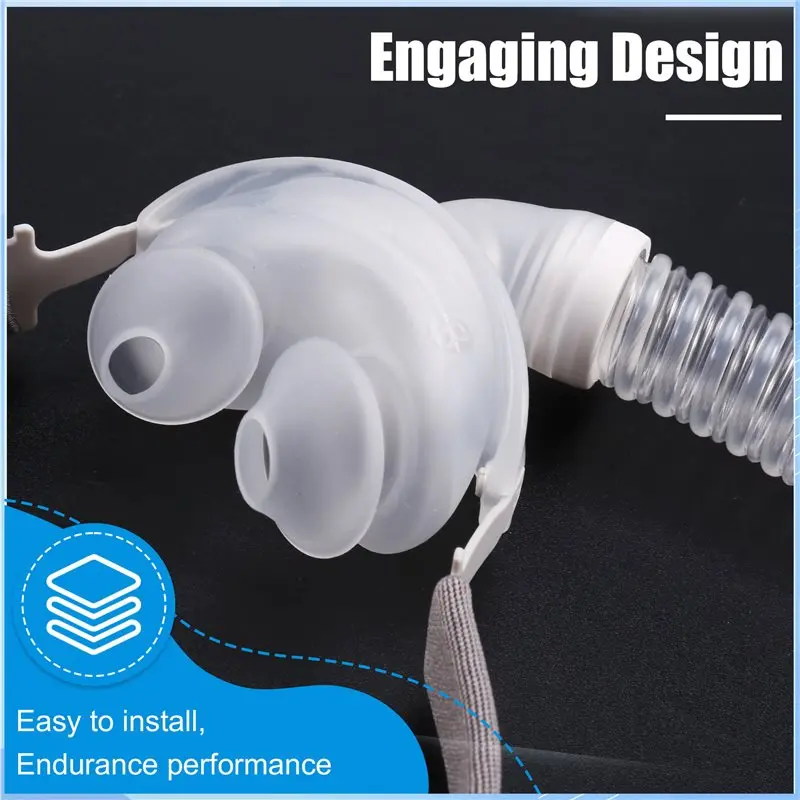 For Resmed Airfit P10/P40 Cushion Frame CPAP Mask Tubing With Nasal Cushions (S/M/L)