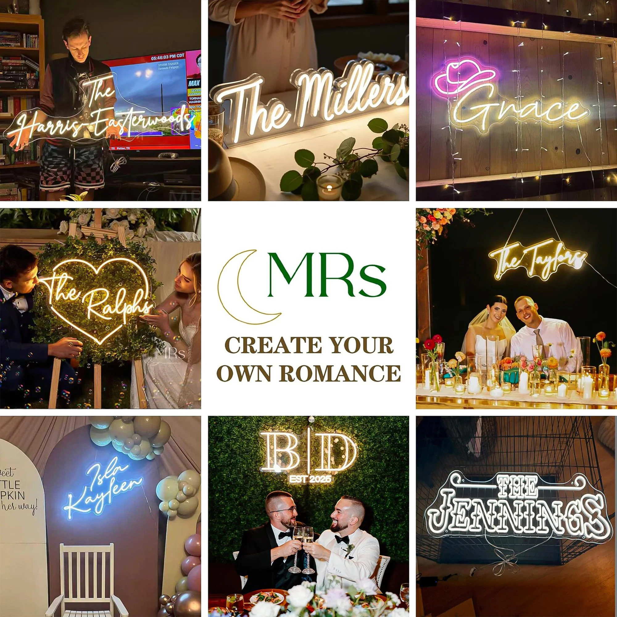 Wedding Neon Sign,Neon Sign,LED Neon Sign,Personalized Birthday Gift, Name Neon Sign,Kids Room Decor,Wall Art, Bridesmaids Gifts