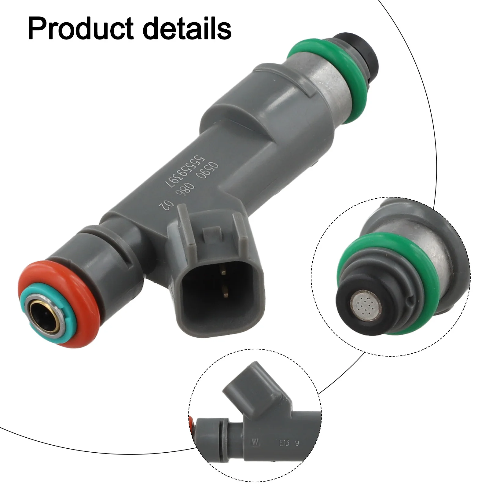 

Fuel Injector 5555For 9397 Designed for Saab 9 3 2 0T and For Volvo For S80 For XC90 2007 2011 Replacement Use