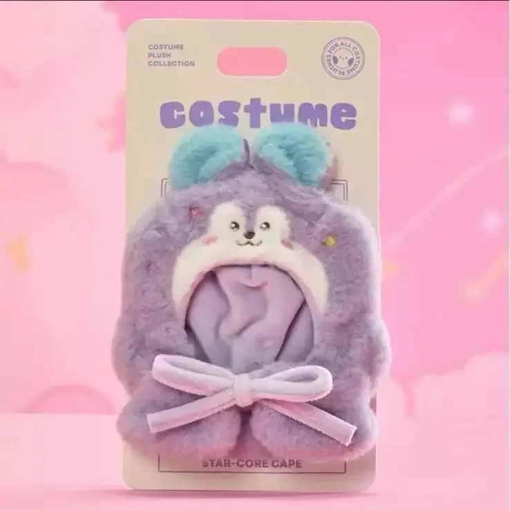 Neuestes Modell 2026 BT21 Kawaii DIY Cross-Dressing Cooky Chimmy Shooky Niedliche Cartoon Rj Mang Koya Konzert-Lichtset Puppen-Umhang – Detail 4