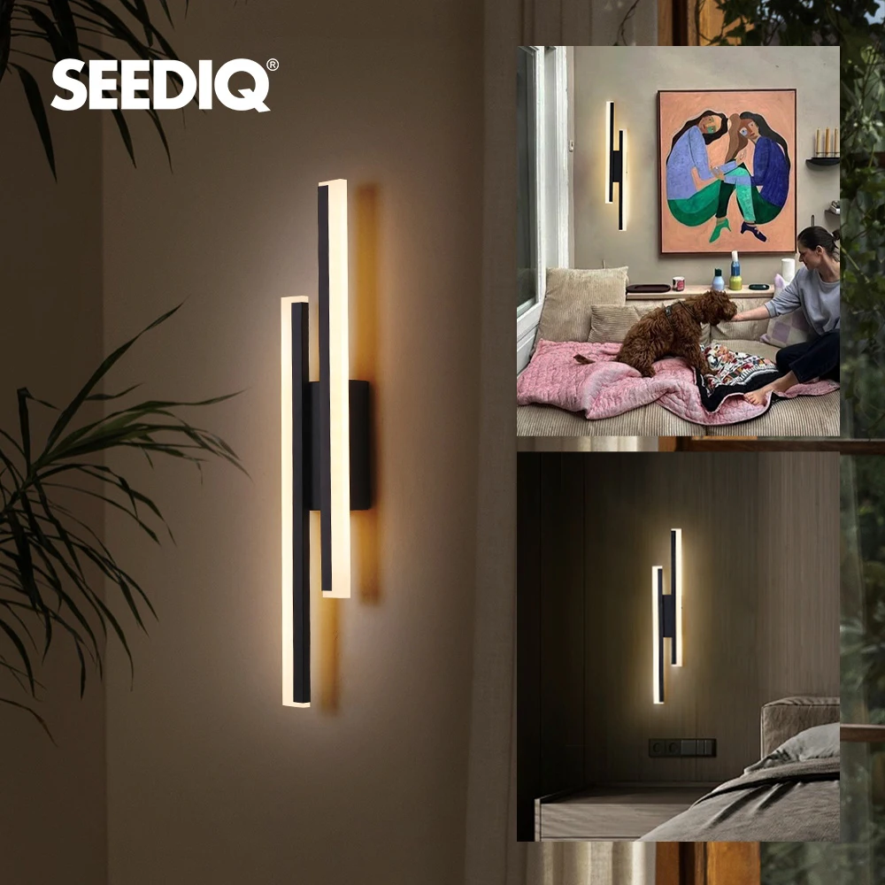 Battery Operated Wall Light Sconces 4400mAH with Remote Control Interior Wall Sconce Rechargeable Dimming Black Wall Lamp