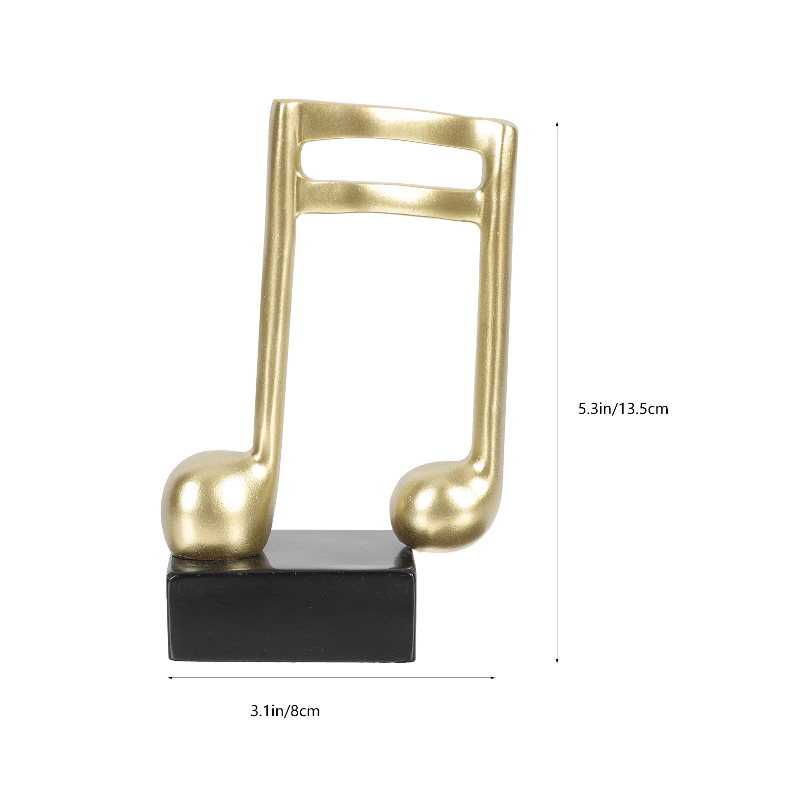 Music Trophy Stave Musical Note Decoration Music Competition Prize for Award