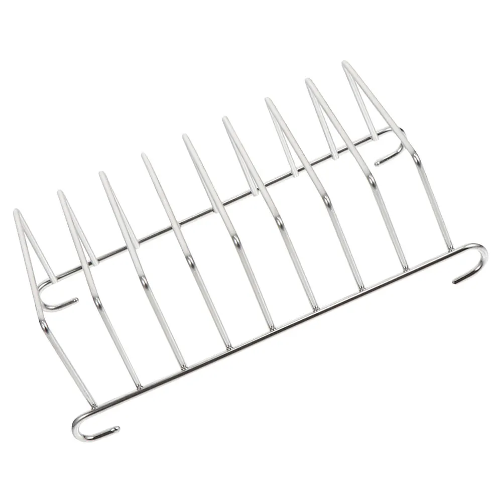 

1pcs Bread Rack Accessory Stainless Steel Air Fryer Rack Multi-Function Grilling Tool For Kitchen Camping Oven Use Air Fryer