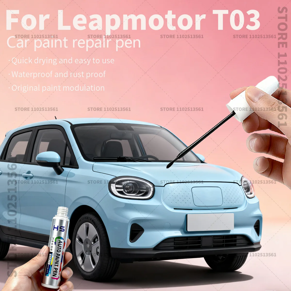 Caneta de Reparo de Pintura para Carro Leapmotor T03: Avaliação Completa e Guia Prático para Reparos Perfeitos em 2024