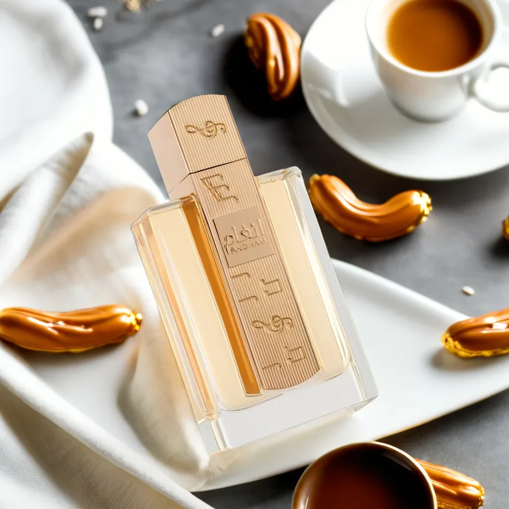 عطر Lattafa Angham Eau De Parfum 100 مل عطر كهرماني دافئ يدوم طويلاً للجنسين، هدية عطلة أنيقة لعيد الهالوين وعيد الميلاد