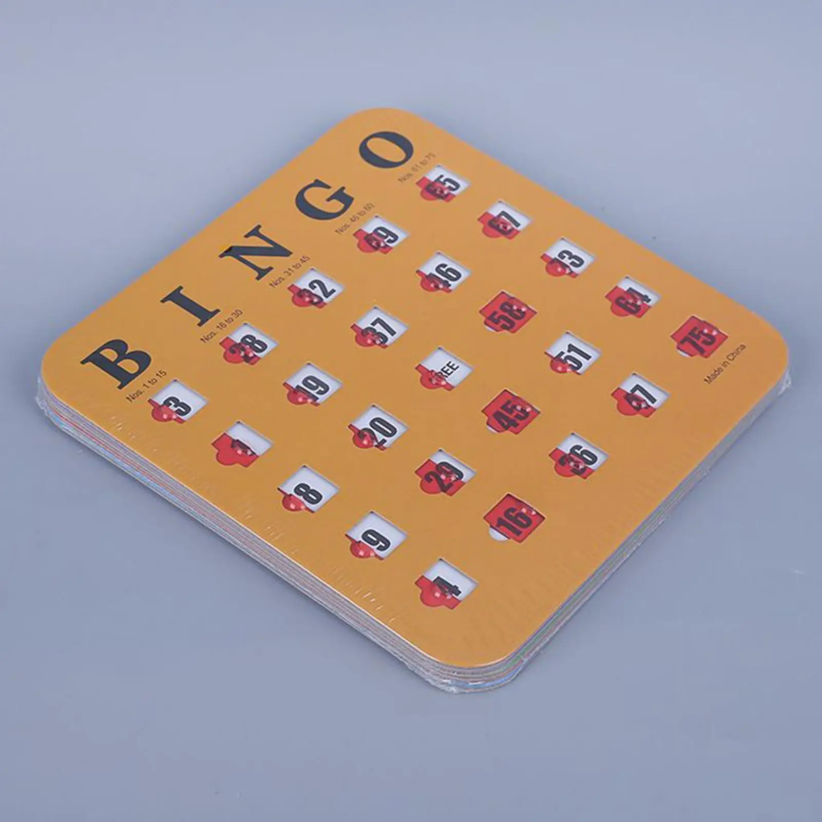 5pcs Sliding Bingo Game Cards With Blinds And Sliders, Logic Thinking Puzzle Game Cards, Lottery Cards Fingertip Party Game Card view 4