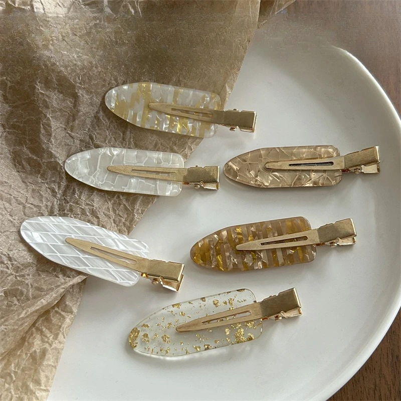 

6pcs Elegant Hair Clips, Non-slip Hair Barrettes for Women, Accessories for Bangs, Forehead, and Makeup Styling, styling design