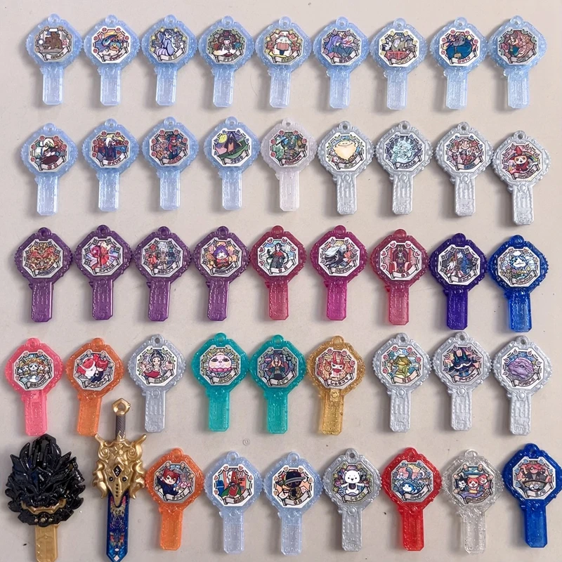 妖怪ウォッチフィギュアモンスター 1 個人形キーゲームカードチップバッグペンダントキーホルダー装飾品アクセサリーコレクションおもちゃ