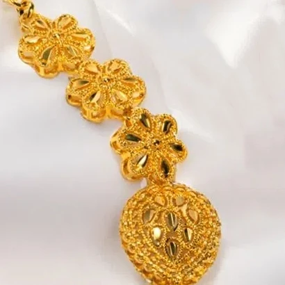 24K Gold Dubai Jewelry Sets Gifts Dubai India Style Gold Color Necklace Earring Set Plated Luxury African Bridal Jewelry Sets