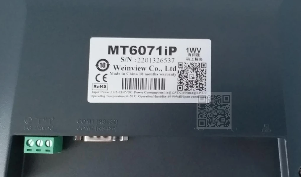 Weinview Mt6071ip Weintek Novo Polegada Painel Touch Easybuilder Pro Mt8072ip