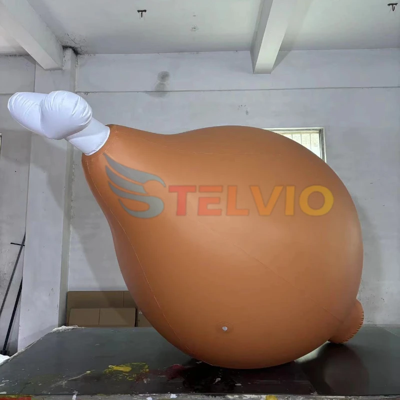 Inflatable Chicken Drumstick Custom Inflatable Food Model Advertising Brand Inflatable Fried Chicken for Outdoor Event