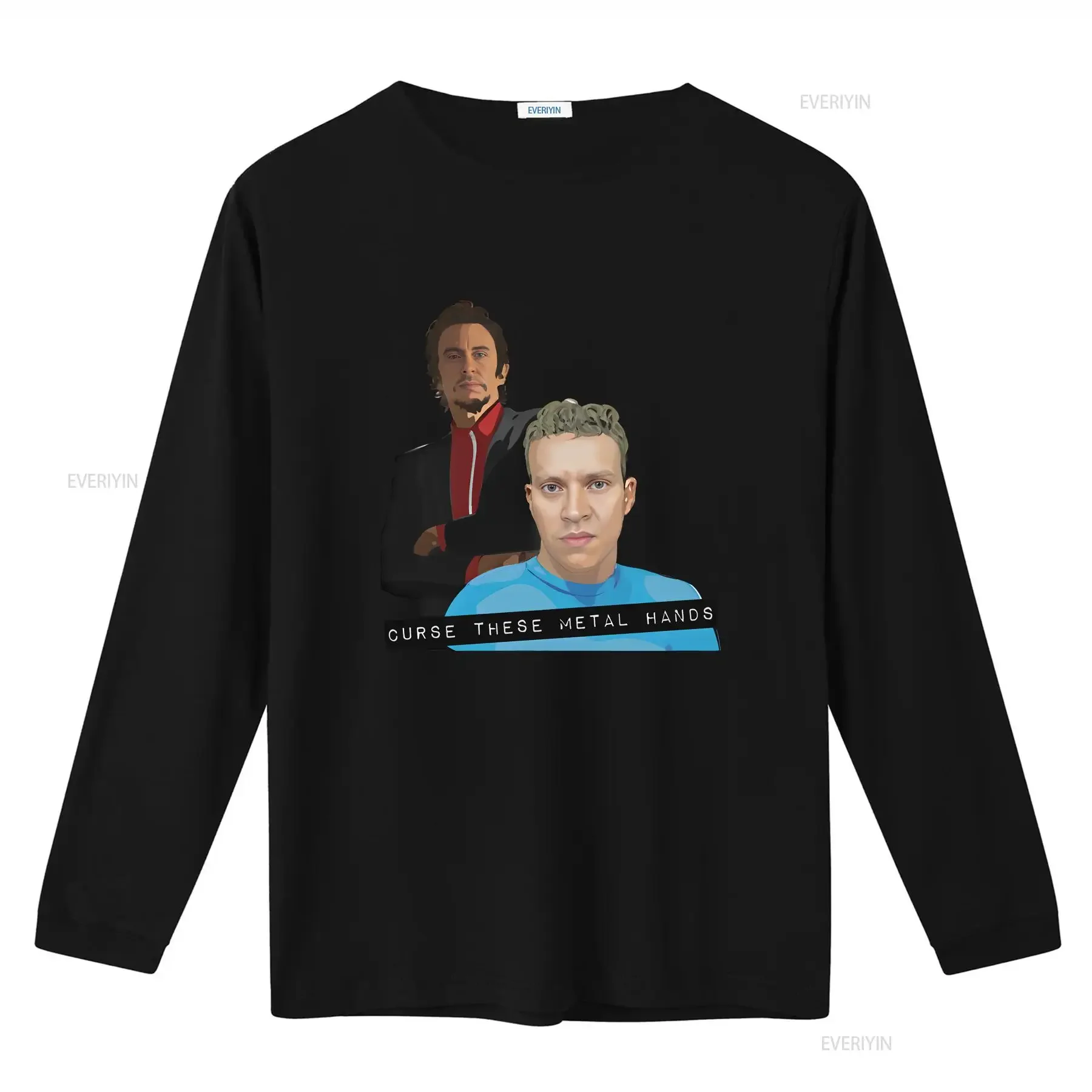 تي شيرت Peep Show سوبر هانز باند Superhans Jez عتيق مغسول ملابس الشارع ممتدة قليلاً قابلة للتنفس كاجوال أنيق