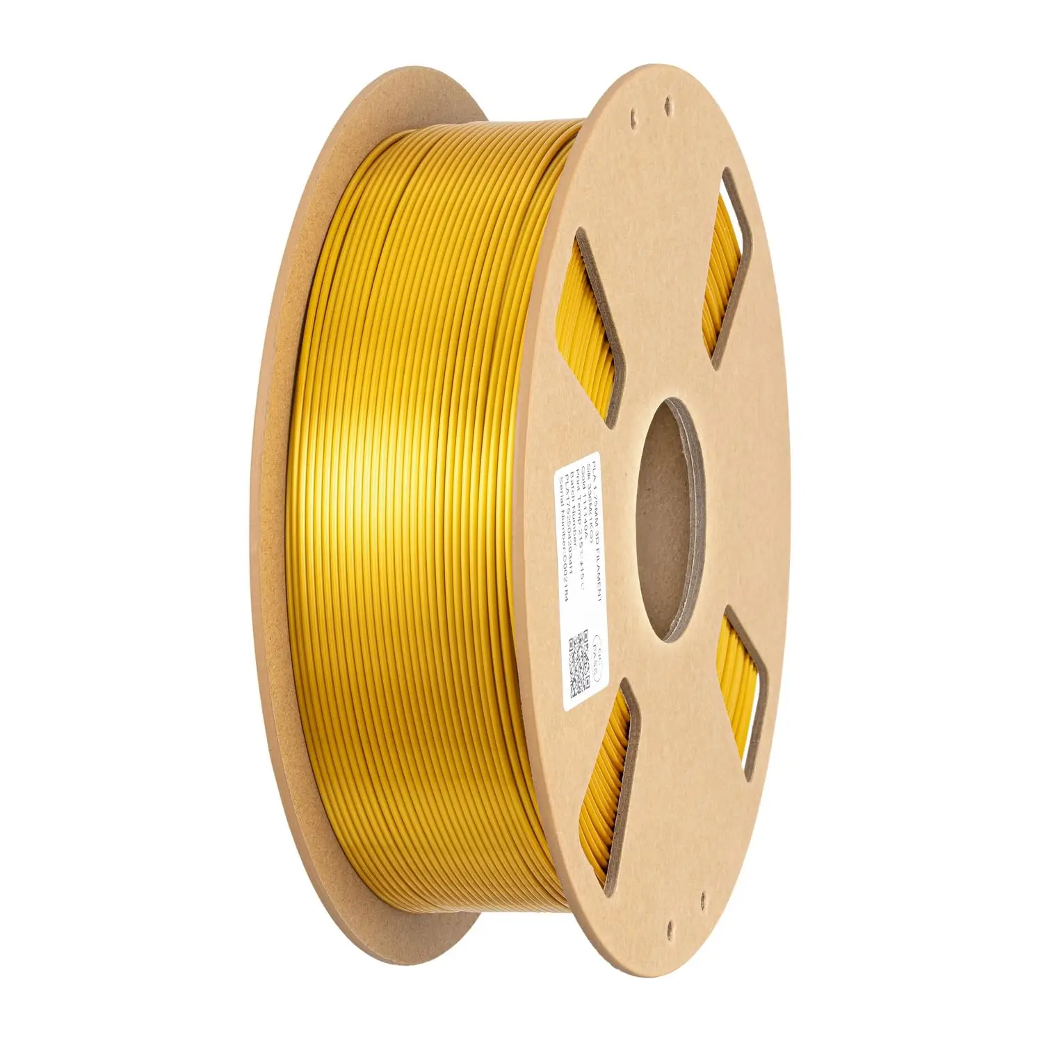 

Silk Gold PLA Filament 1.75mm 1KG Spool for High-Quality 3D Printing with Silky Shine Finish