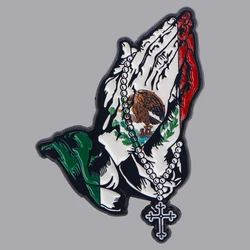 Mexican Flag Prayer Gesture Enamel Pins Women's Brooches Men Lapel Pins Badge on Backpack Clothes Accessories Fashion Jewelry