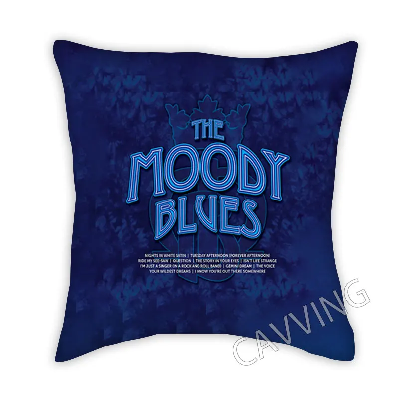 

The Moody Blues Band 3D Printed Polyester Decorative Pillowcases Cover Square Zipper Pillow Case Fan Gifts Home Decor