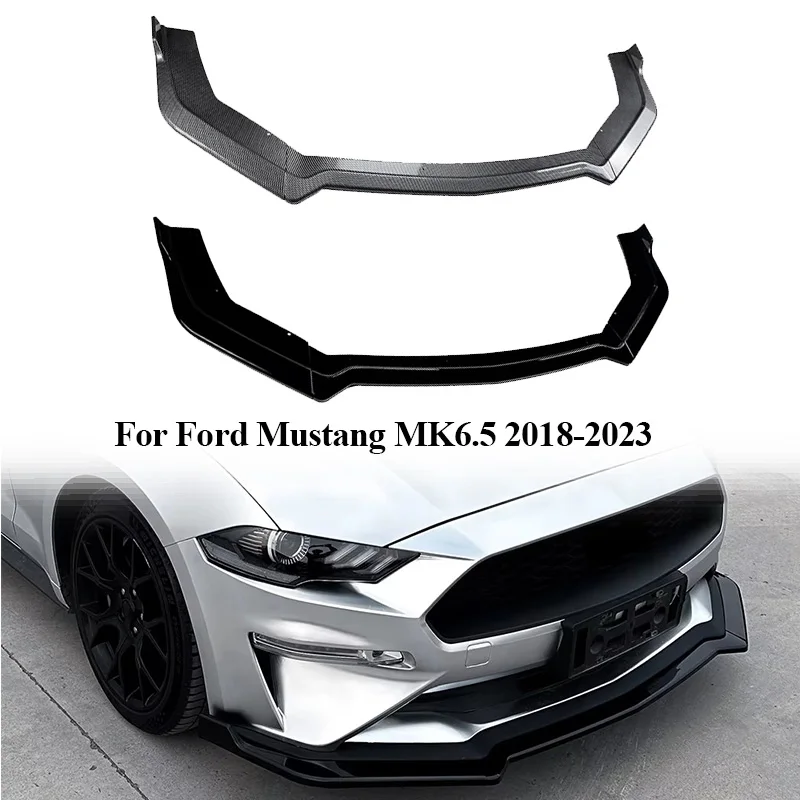 Przedni spojler dyfuzor do Forda Mustanga MK6.5 2018 2019 2020 2021 2022 2023, przednia listwa zderzaka, splitter, body kit tuningowy.