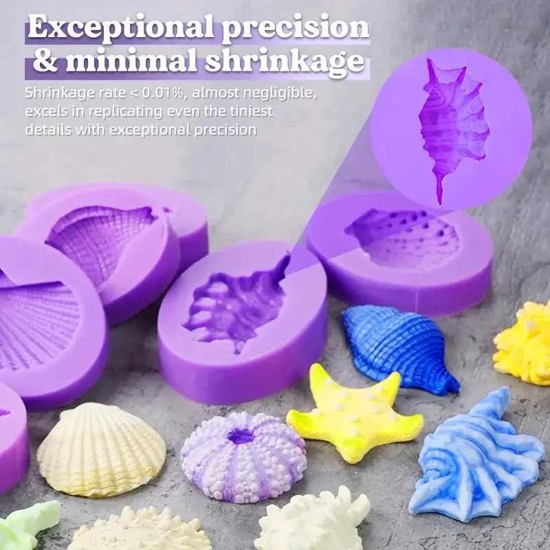 مطاط السيليكون السائل 32 أونصة غير سام عالي المسيل للدموع ومقاوم للحرارة لقوالب DIY وصب الراتنج، لوازم صناعة المجوهرات باللون الأرجواني