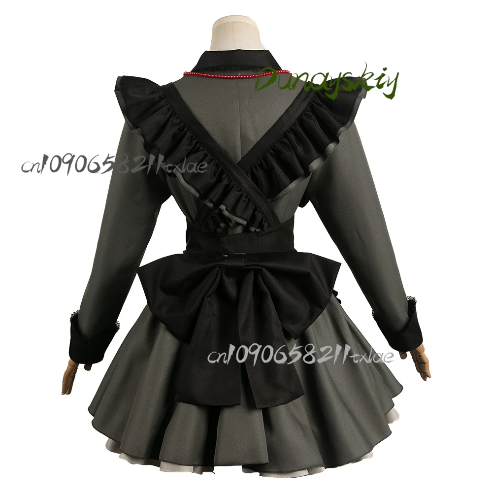 Oshi no Ko Ruby Hoshino Vampire Maid Cosplay Set Abito Lolita Gotico con Zanne Accessori Parrucca per Halloween/Anime Con