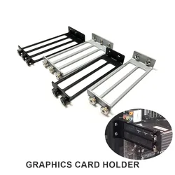 비디오 카드 지원 브래킷 PCIE 이중 슬롯 GPU 홀더 개방형 컴퓨터 케이스 랙 액세서리