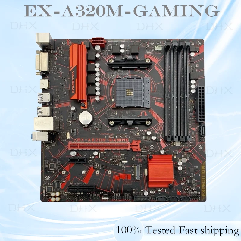 For ASUS EX-A320M-GAMING Motherboard Support AMD Ryzen 3000 series M.2 DDR4 Socket AM4 A320 Mainboard 100% Tested Fully work