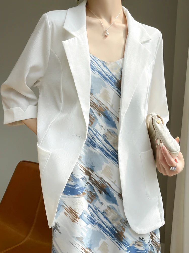 レディース クロップドコート 新作 アウター クロップブレザー 女性用 バーシティ風 ハーフ厚手 パッチタッセル付き ジャケット Oネック カラーブロック