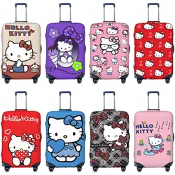 Hello Kitty Anime Y2k Kawaii Suitcase Cover Travel Protector Vacation Fun Luggage Case