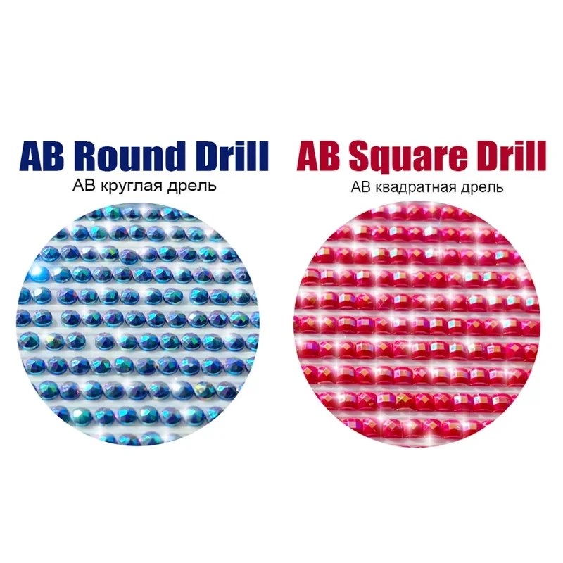 DIAPAI AB Diamond Painting Full Square/Round Drill 5D DIY