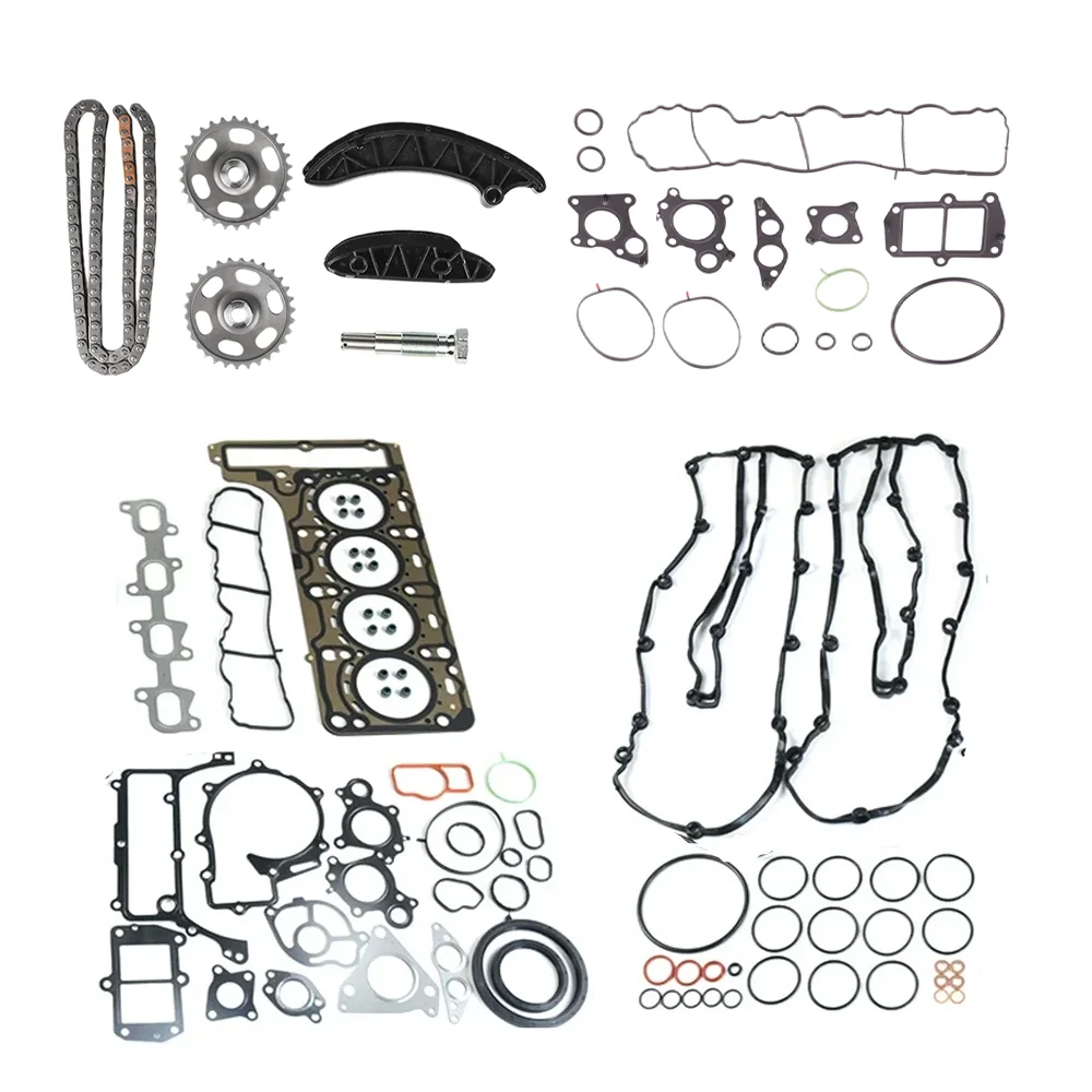Engine timing and oil cooler gasket kit For MERCEDES-BENZ W176 W204 W205 X117 W212 X253 W447 2.2L 2.2 L T L4 Diesel 06-21 OM651 view 2