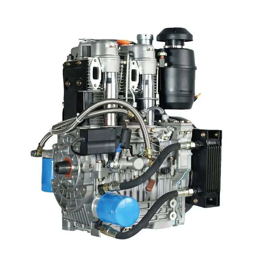 Intelligent agrltural machinery and equipment  25 four stroke water cooled 2 cylinder  engine for mini excavator