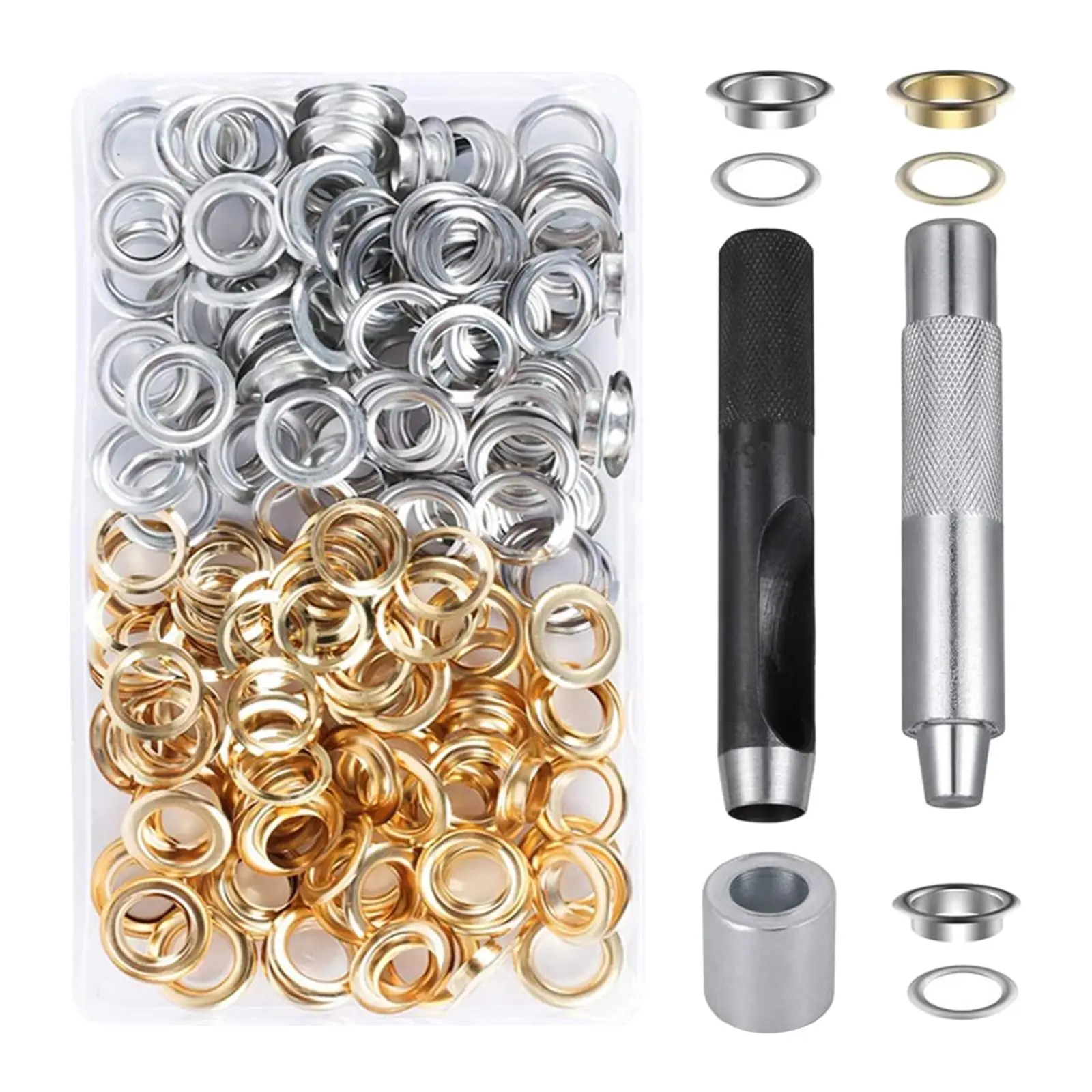 2mm Grommets Eyelets Metal Fabric Leather Setting Tool Canvas Eyelet
