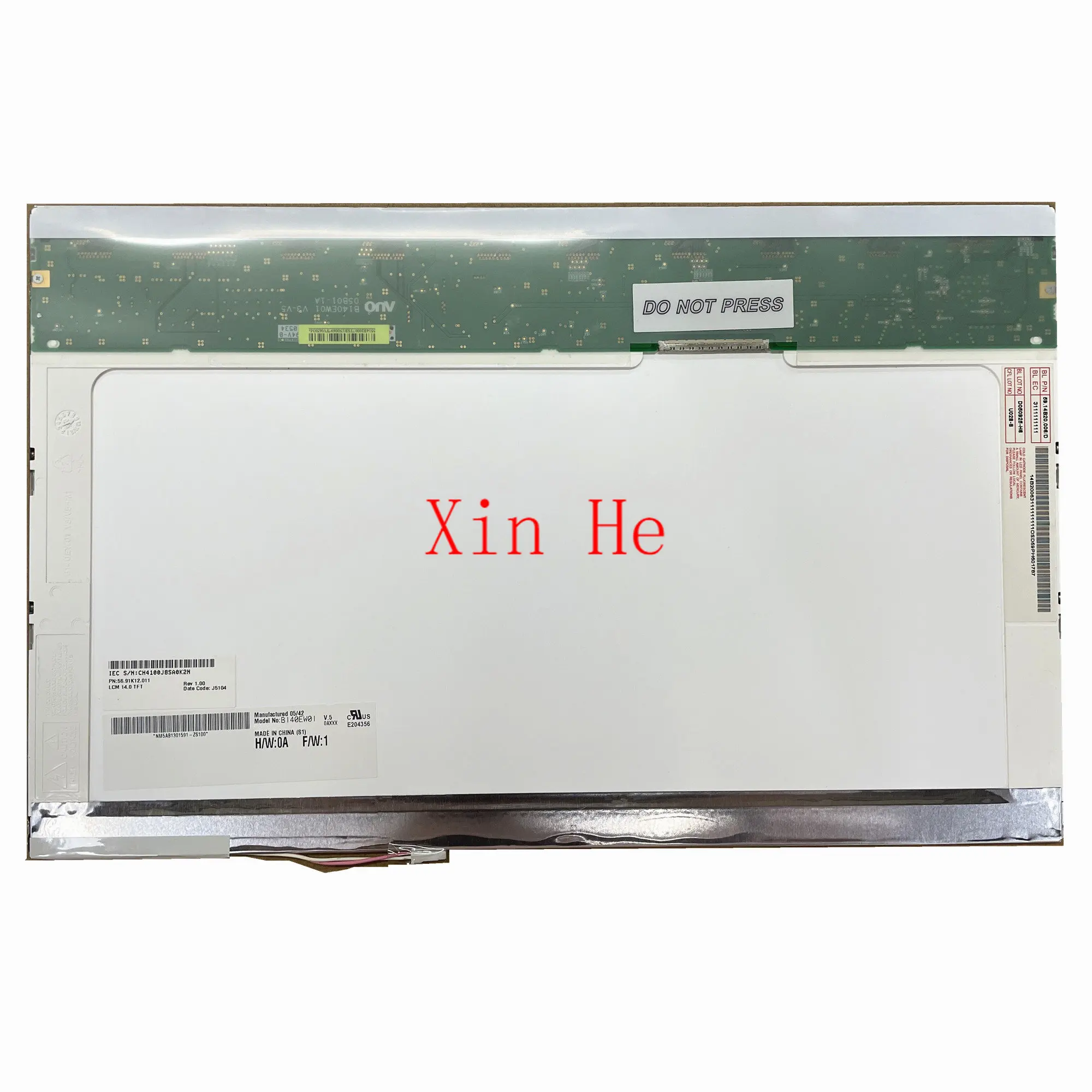 

B140EW01 V.5 fit B140EW01 V.3 B140EW01 V.1 B140EW01 V.0 14.0'' Laptop LCD Screen 1366*768 LVDS 30 Pins