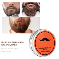 Natural Beard Balm Wax Man Beard Growth Oil Moisturizing Smoothing Dashing Gentlemen Beard Styling Professional Care Cream