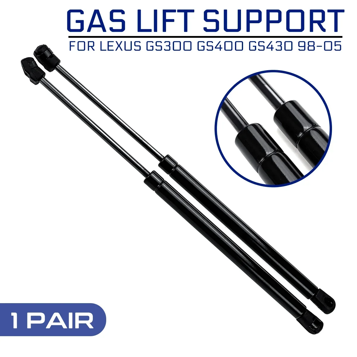 Sedan Front Engine Cover Refit Bonnet Hood Gas Shock Lift For Lexus GS300 GS400 GS430 98-05 Strut Bars Support Rod