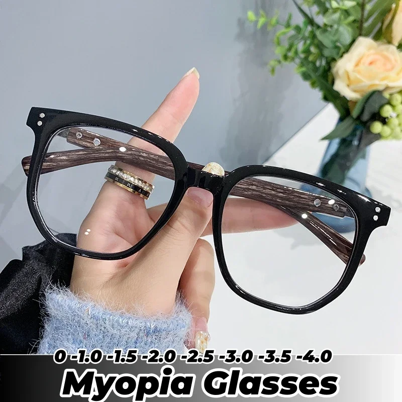 

Men Women High Quality Short-sighted Eyewear Myopia Eyeglasses Ultralight Blue Light Blocking Minus Diopter Glasses for Ladies