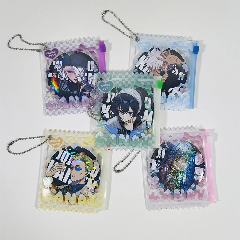 

Creative Candy Bag Photocard Holder Props Badge Storage Display Bag Pendant Idol Photo Card Protective Cover Card Holder