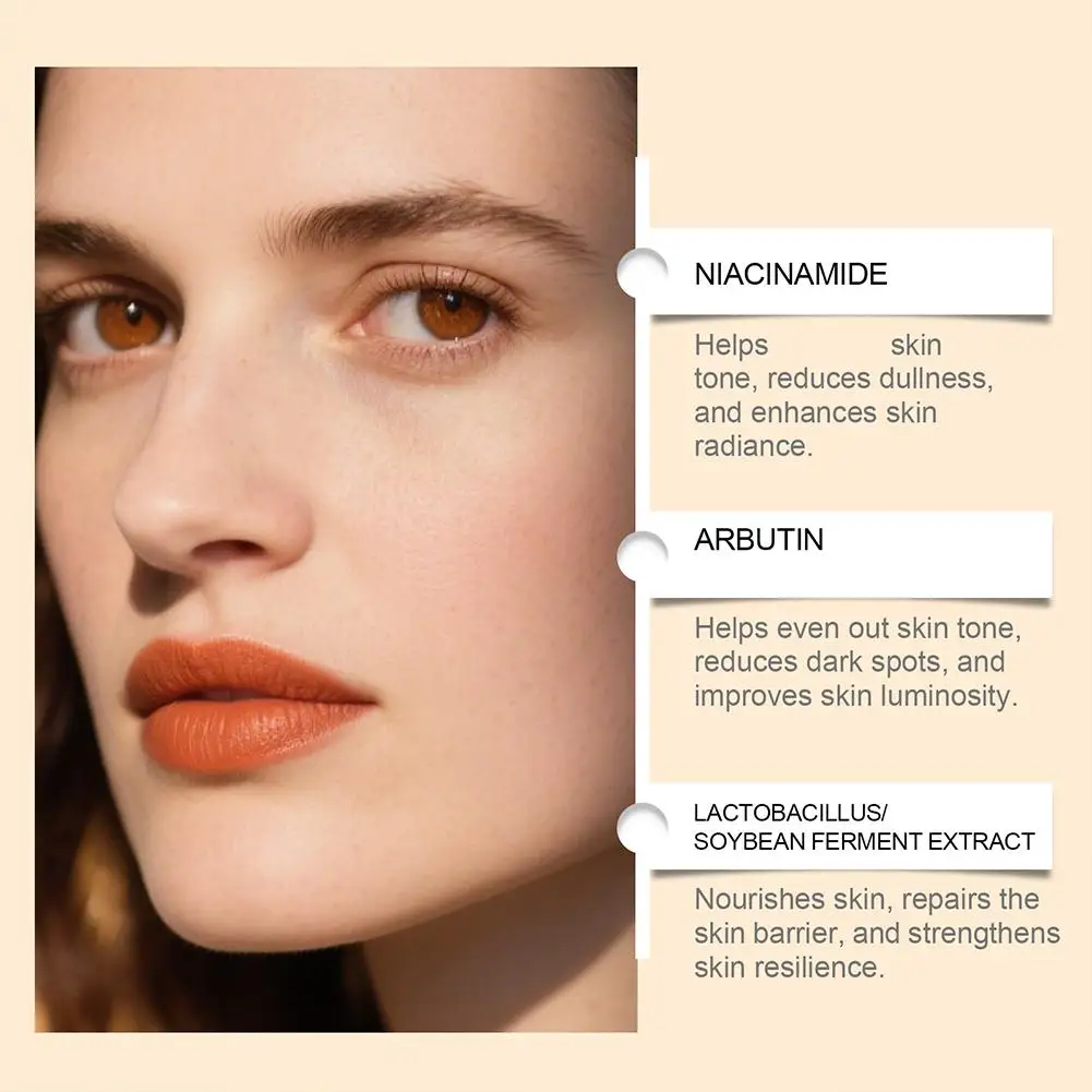 50 جرام كريم تفتيح مغذي فول الصويا يقلل من بلادة اصفرار مهدئ إصلاح تليين نسيج البشرة كريم وجه