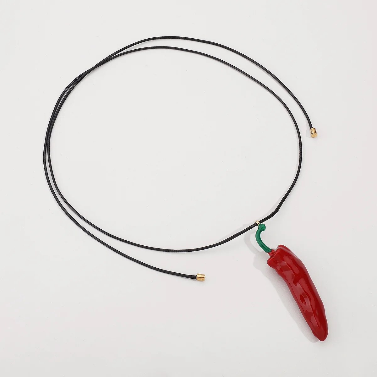 ZAA Red Pepper Pendant Necklaces for Women European and American Simulated Enamel Vegetable Chili Long Necklace Boho Jewelry - Image 2