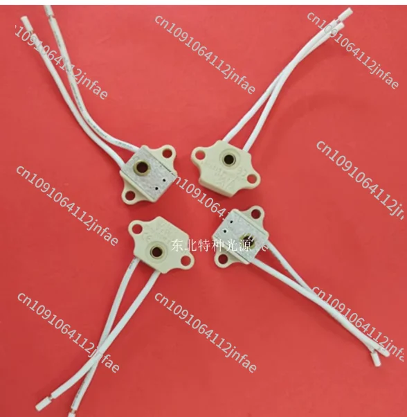 2pcs Ophthalmic Slit Lamp Socket 6V20W, Special Bulb Socket G4, Ceramic Socket