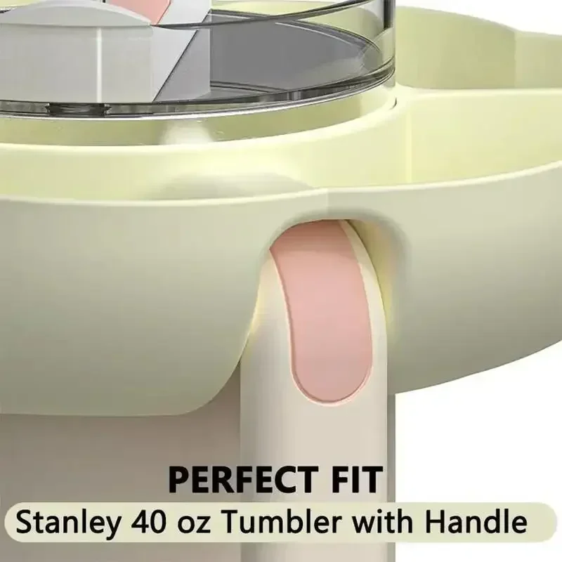 

Силиконовая подставка для закусок, чашки, подставки, чаша для закусок, для Кубка Стэнли, 4 отделения, многоразовые подставки для закусок, подставка для попкорна, закусок