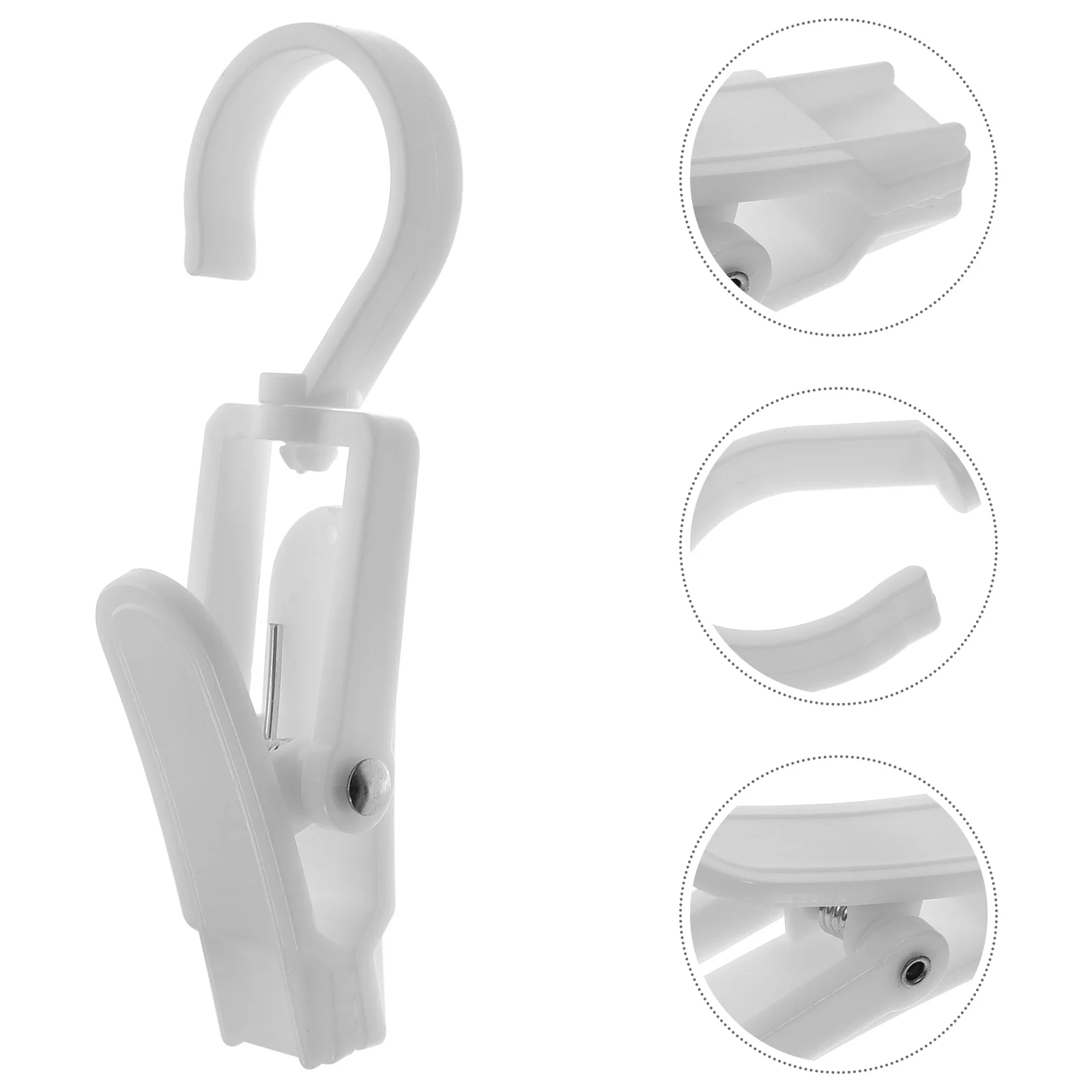 

3 PCS Windproof Clothes Hanger Hanging Clothespins Laundry Hooks Clips Hangers Multifunction Travel