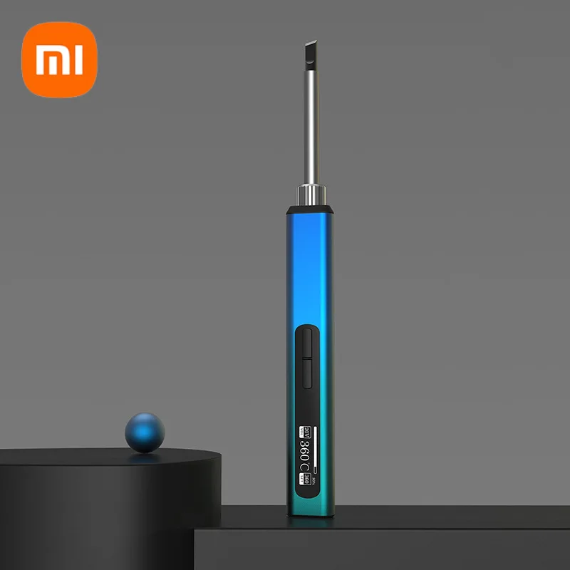 Xiaomi Ronguan 65W Welding Solder Heating Pencil Tips Smart Electric Soldering Iron Adjustable Temperature Digital Repair Tools