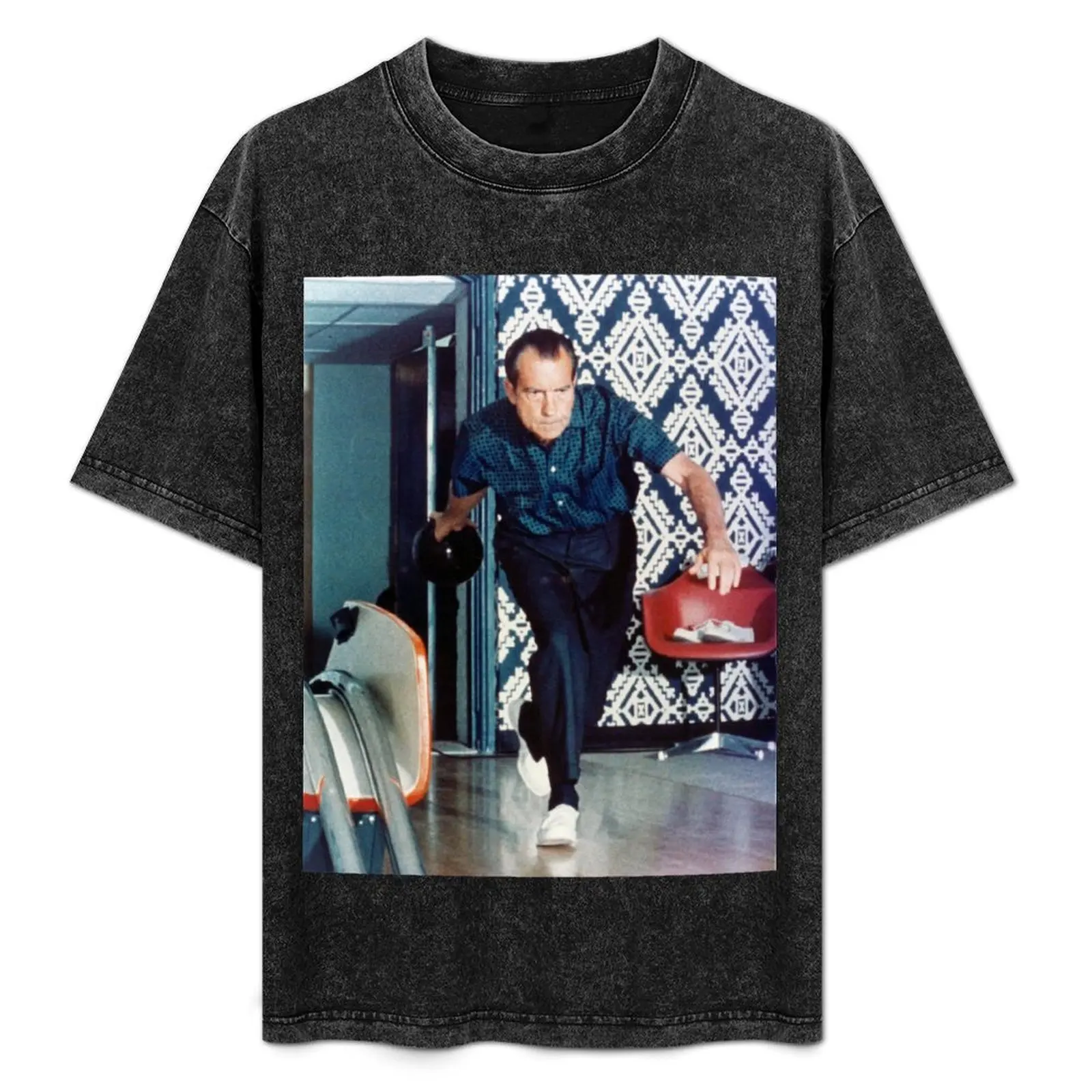 Richard Nixon Bowling T-Shirt Holiday Party Tee Shirt