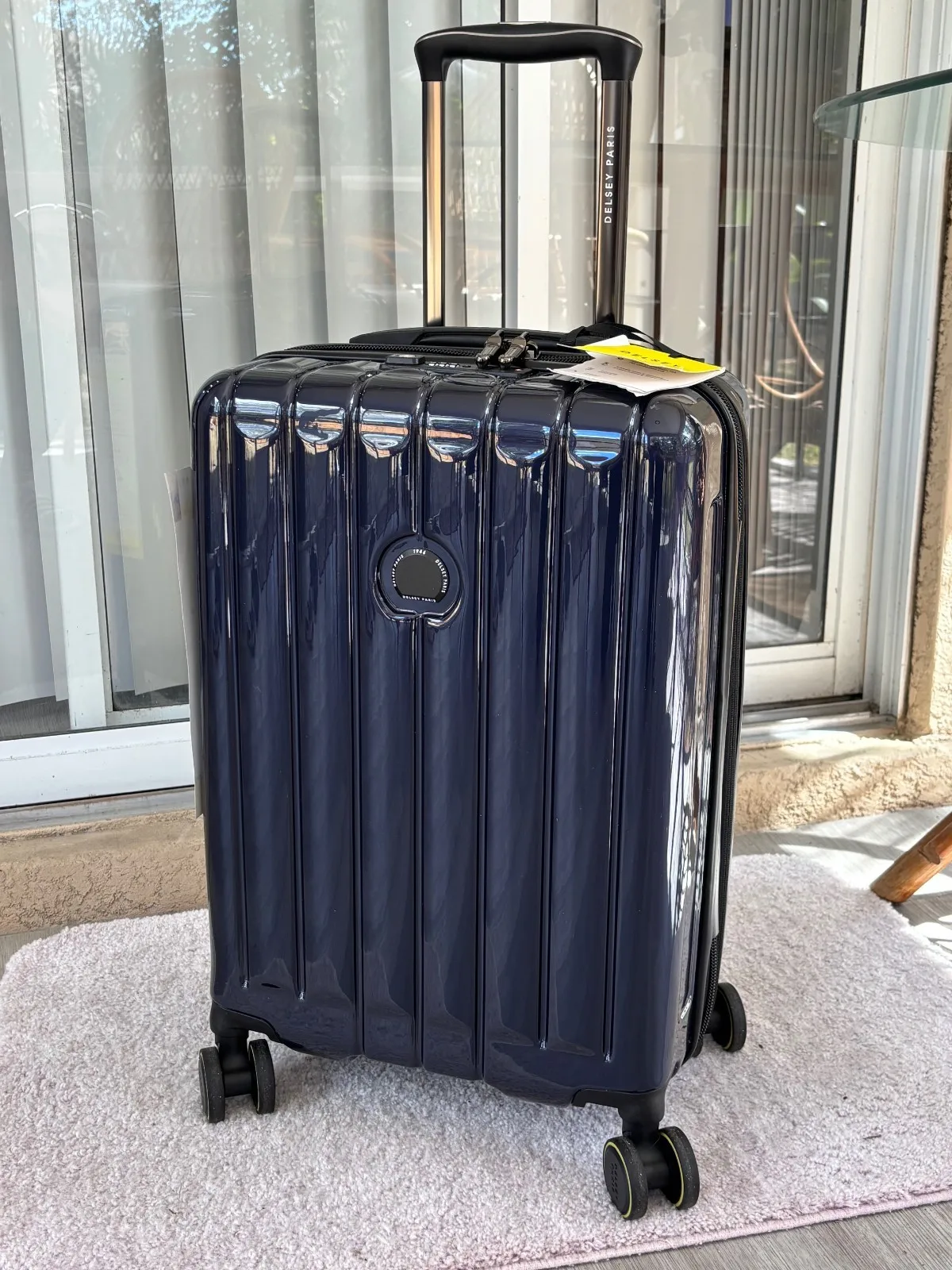 

Delsey Paris Shadow 6.0 Carry-on Expandable Spinner Color: Blue