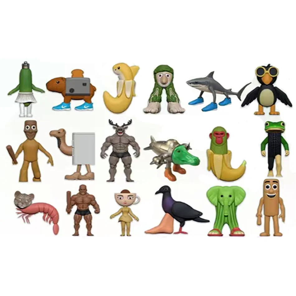 Tung Tung Tung Sahur Figure Toy Tralalero Tralala Figure Toy Tung Tung Tung Sahur Toy Tralalero Tralala Shark Figurine