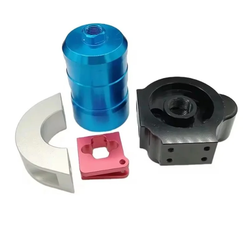 

Custom Anodized Aluminum Alloy CNC Parts Set for Industrial Machinery CNC Metal Part Manufacturing